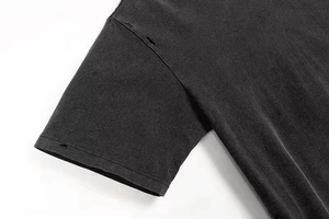 T-shirts en coton respirant à coupe régulière, tricotés, style streetwear sportif, pour hommes, vente en gros à prix abordable, T-shirt d'été pour hommes - Product Image 6