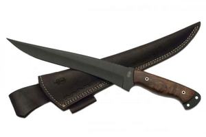 Cuchillo de Filetear Personalizado Hecho a Mano con Hoja de Acero Inoxidable de 9 Pulgadas, Mango de Madera, Funda de Cuero, Apto para Lavavajillas, 3.0 mm - Product Image 5