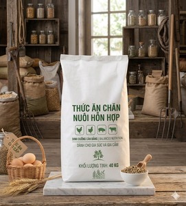 Sacos de Papel Kraft Blanco Impresos Flexográficamente Personalizados de Alta Resistencia de 20 kg, 25 kg y 40 kg con Boca Abierta para Alimento Compuesto para Animales - Product Image 1