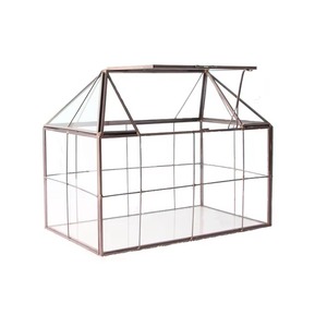 Terrario grande de cristal para interiores, perfecto para exhibir en la entrada principal y para decorar la zona de bienvenida en hogares modernos, procedente de la India. - Product Image 1