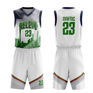 Conjunto de Uniforme de Baloncesto Personalizado y Económico, Sin Mangas, Transpirable, Tallas Grandes, Logotipo Frontal Sublimado Impreso OEM, Secado Rápido para Hombre - Product Image 1