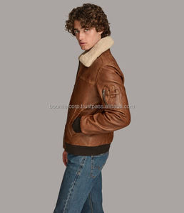 Chaquetas de cuero de vaca para hombre, chaquetas de cuero de calidad superior, transpirables, personalizadas para motocicleta, chaquetas de cuero genuino para hombre - Product Image 3