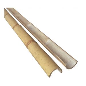 Piquets de Soutien de Jardin en Bambou Demi-Coupé Naturel, Écologiques et Durables pour Plantes Grimpantes et Aménagements Paysagers - Meilleures Ventes - Product Image 1
