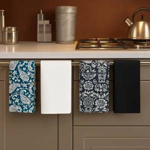 Lightweight Cotton Dish Towel Quick-Dry, Long Lasting, Soft, High Quality Embroidered Pure Cotton Kitchen Dish Towel - Product Image 5