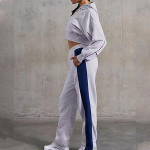 Ensemble de survêtement pour femme prêt pour l'entraînement, vêtements de sport respirants, confortables pour l'entraînement, la course à pied, les vêtements décontractés quotidiens et en solde - Product Image 5