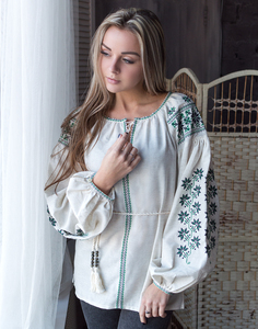 Chemisiers décontractés pour femmes à col en V, manches courtes, 100% coton, lavables, élégants, pour l'automne - Product Image 1
