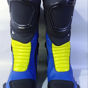 Botas de Motocicleta de Cuero Transpirables y Resistentes al Viento, Diseño Personalizado, Servicios OEM Profesionales con Opciones Personalizables - Product Image 1