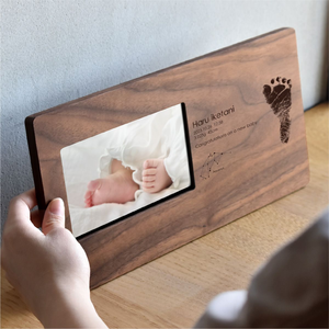 Cadre photo en bois, parfait pour une présentation murale ou sur table, idéal pour la maison, le bureau ou comme cadeau, cadre photo décoratif en MDF - Product Image 1