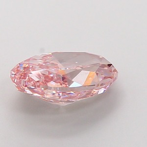 Diamant CVD de laboratoire rose intense fantaisie de forme ovale modifiée, 2,01 carats, clarté VS2, polissage excellent, diamant non monté de luxe - Product Image 5