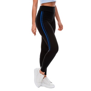 Leggings de fitness de gymnastique serrés personnalisés taille haute pour femmes pantalons de yoga en maille respirante avec logo pour l'entraînement et le sport - Product Image 2