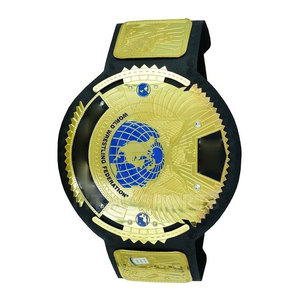 Cinturones de Campeonato de Boxeo y Lucha Libre de Diseño Auténtico Hongmioo, Fabricados en Cuero PU con Hebilla de Aleación, 26 cm de Ancho y 120 cm de Largo, Venta al Por Mayor de Fábrica - Product Image 2