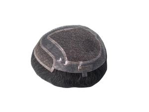 Peluca de Cabello Humano Virgen Remy Indio, Tupé con Ondas Naturales, Trama Única para Prótesis Capilares de Encaje - Product Image 6