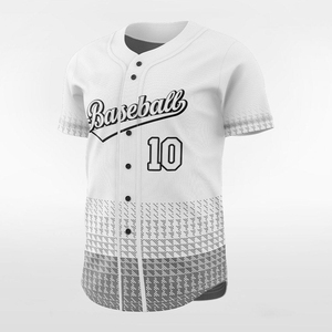 Camiseta de Béisbol con Logotipo Personalizado - Uniforme de Equipo con Botones - Ropa Deportiva Transpirable de Malla de Secado Rápido para Hombres y Jóvenes - Product Image 5