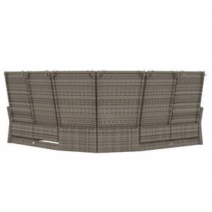 Sofá de Jardín Moderno de Esquina Grande en Poliratán Gris, Diseño Contemporáneo - Product Image 4