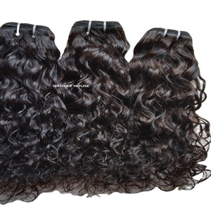 Onda natural india y rizo italiano 100% cabello de visón humano virgen ondas sueltas y profundas venta al por mayor cabello indio crudo de proveedor de confianza - Product Image 1
