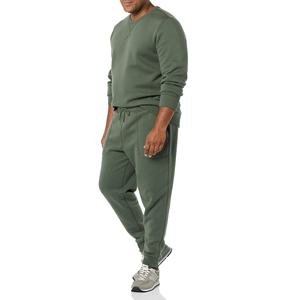 100% coton poids lourd hommes pantalons Cargo Sweat hommes pantalons plaine polaire Joggers pantalons de survêtement surdimensionnés Anti-rides caractéristique - Product Image 2