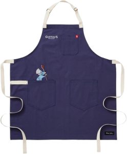 Manufacturer Apron Navy Blue with Chef Rat Pocket Design Adjustable Straps Unisex Adult In-Stock - Product Image 1