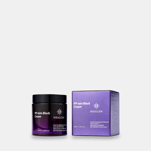 Crema Negra HEALLEN PP-tein 100ml con Niacinamida y Manteca de Karité, Alta Hidratación, Nutritiva, Reafirmante, Antiarrugas e Iluminadora - Product Image 1