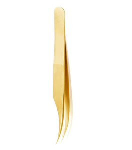 Pinzas para Pestañas de Acero Inoxidable con Agarre de Fibra, Logotipo Personalizado, Nano Duraderas, Antiestáticas, Punta Fina, Punta Lisa, 10 mm de Longitud, Belleza - Product Image 2