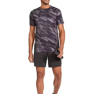 Camisetas de Entrenamiento de Estilo Moderno, Poliéster/Algodón, Transpirables, de Secado Rápido, Diseño Ligero para un Estilo de Vida Activo - Product Image 3