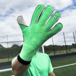 Guantes de Portero de Fútbol Profesionales para Adultos, de Látex y Cuero, Antideslizantes, con Protección para los Dedos, de Goma PU, Gel de Silicona, para Gimnasio - Product Image 2