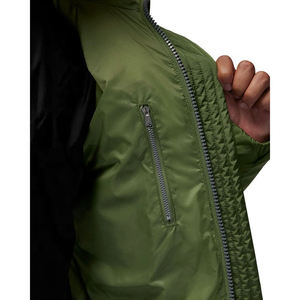 Winter Men's Hooded Canvas Puffer <b>Jacket</b> 100% Nylon Insulated <b>Waterproof</b> Windproof <b>Warm</b> Outerwear Front Custom Bulk Collection - Product Image 4
