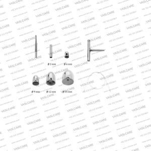 Juego de Extractores de Venas Vaslcare Nabatoff, Extractor de Venas Varicosas, Instrumentos Quirúrgicos para Flebectomía, Herramientas Vasculares de Acero Inoxidable - Product Image 4