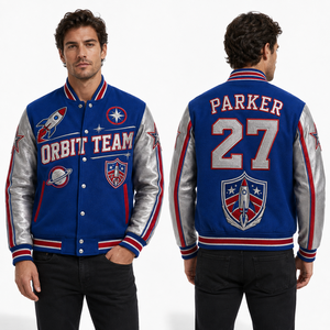 Veste de stade en tissu premium doublé, vêtements saisonniers, fournisseur, grossiste, détaillant, catalogue commercial, boutique en ligne, ligue - Product Image 4