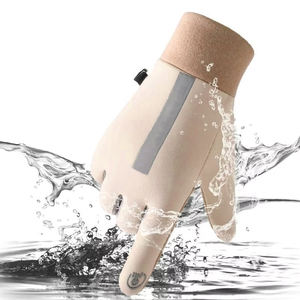 Guantes cálidos con pantalla táctil para mujer, guantes térmicos de invierno, guantes con pantalla táctil, resistentes al agua, resistentes al viento, guantes cálidos antideslizantes para montar - Product Image 5