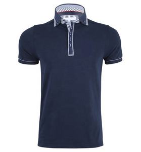 Chemises pour hommes en tricot de haute qualité, à manches courtes, avec poche avant, sportives, respirantes, ODM, décontractées, athlétiques - Product Image 1