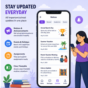 Aplicación Móvil para la Gestión Escolar y Comunicación con los Padres, con Notificaciones, Asistencia y Actualizaciones de Clases, Disponible en Stock - Product Image 2