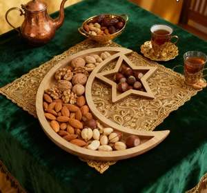 Bandeja de Madera de Acacia Grande de Excelente Calidad para Servir Charcutería y Alimentos, Ideal para Fiestas y Buffets, Disponible al Mejor Precio - Product Image 2