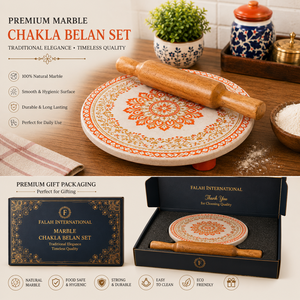 Tabla para Amasar Chakla Belan de Falah International, Utensilios Esenciales para Hornear, Herramienta de Cocina para Preparación de Masa, Panadería Comercial - Product Image 1