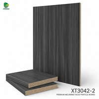 Panneau de particules MFC Jinbase XT3042-2 Graphite Ash 18mm E0 4x8ft pour la décoration intérieure moderne