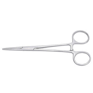 Pinzas Hemostáticas Crile Curvas de Acero Inoxidable 5.5, Alicates Quirúrgicos Manuales con Mordazas Largas Serradas y Mecanismo de Bloqueo para Uso General - Product Image 4
