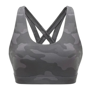 Customization Women Soft <b>Cross</b> Back Yoga Bra Blank Sports <b>Top</b> Gym Fitness Sets Workout Women Sport Bra - Product Image 1