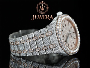 Reloj de Diamantes Moissanite Estilo Hip Hop con Personalización OEM ODM para Distribuidores e Importadores Globales Disponible para la Venta - Product Image 2
