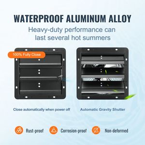 Ventilatore da Soffitta a Parete Regolabile a 10 Velocità, 820 CFM, con Serranda di Scarico e Controllo Temperatura/Umidità, Motore EC - Product Image 6