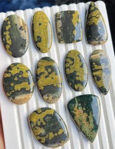 Jaspe Océanique Naturel, Cabochon de Pierre Précieuse en Vrac, Formes Mixtes, Taille Personnalisée, Haute Qualité, ASHU GEMS Rajasthan, Jaspe Taille Libre - Product Image 2