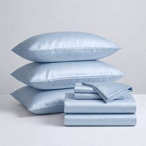 Juego de Ropa de Cama de Lujo 100S Micro LF Lyocell, Sábanas de Color Sólido Refrescantes, Marca Privada OEM - Product Image 2