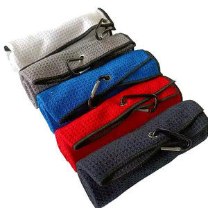 Serviette de golf en tissu gaufré de haute qualité, séchage rapide, design léger, pour usage extérieur et entretien - Product Image 1