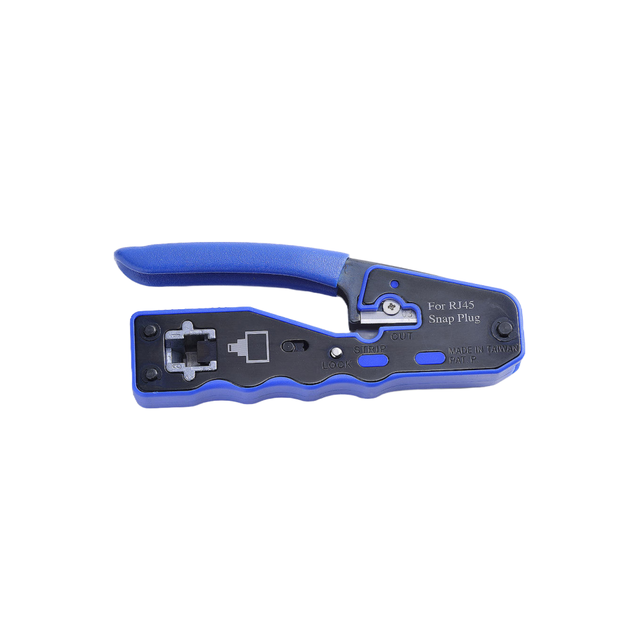 High-Precision Customized RJ45 Pass-Through Crimper OEM Support for Cat6 Cat5e Modular Plugs Hand Tool