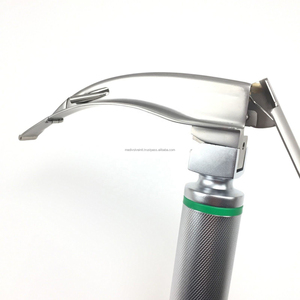 Surgical McCoy Laryngoscope Set with 4 Blades & Medium Handle <b>Electric</b> Reusable CE ISO OEM ODM Airway Management <b>Instruments</b> Kit - Product Image 4