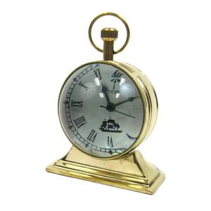 ที่ทับกระดาษทองเหลืองรูปโลกแก้วพร้อมนาฬิกา งานแกะสลักโลหะ ของตกแต่งบ้าน ราคาประหยัด - Product Image 4