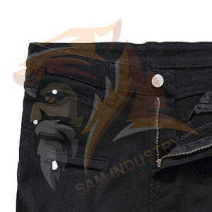 Shorts en jean pour hommes avec logo personnalisé, streetwear, fabricant professionnel de shorts en jean personnalisés pour hommes - Product Image 6