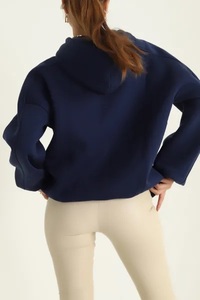Service OEM, vente en gros, sweats à capuche pour hommes en polyester/coton, impression numérique, couleur personnalisée, tissu polaire léger, respirant - Product Image 6