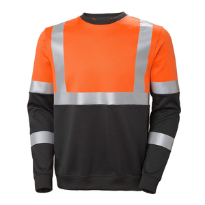 Custom Logo Waterproof Breathable High Visibility CE Certified Warning Security Working <b>Winter</b> Construction Safety Sweatshirt - Product Image 1