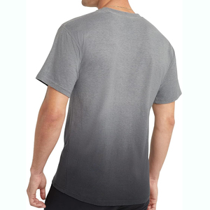 เสื้อยืดผู้ชาย สีพื้น ผ้าฝ้าย 100% ผลิตจากผ้าถักคุณภาพสูง แห้งเร็ว มีจำหน่าย - Product Image 4