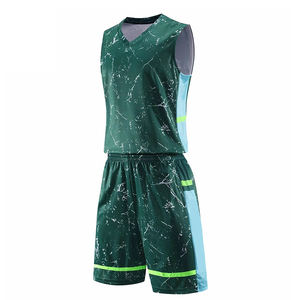 Uniforme de basket-ball en gros, sublimation complète, design personnalisé, haute qualité, vêtements d'équipe pour hommes, maillot, gilet, short - Product Image 5