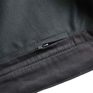 Gilet moto classique en cuir matelassé noir pour homme, gilet de club de motard sans manches en cuir véritable avec poches avant - Product Image 4
